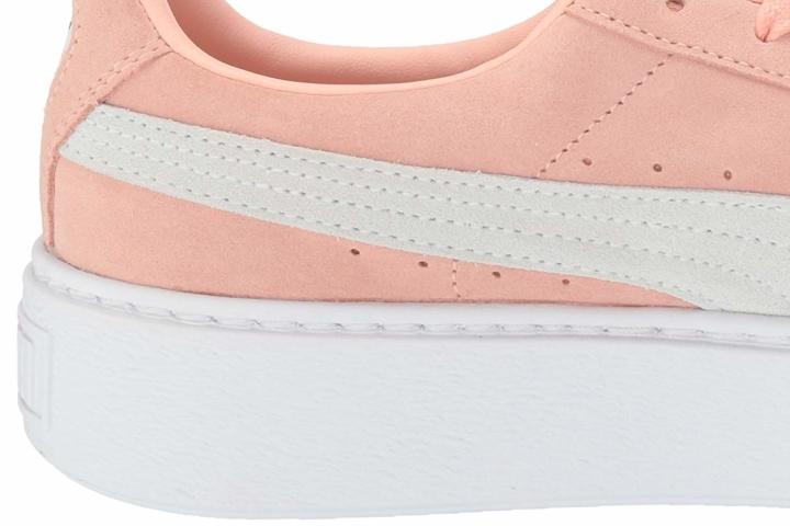 PUMA Suede Platform heel