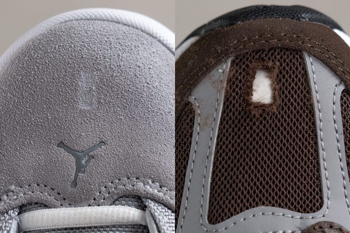 Jordan 6 UNC Sneaker Match Toebox durability comparison