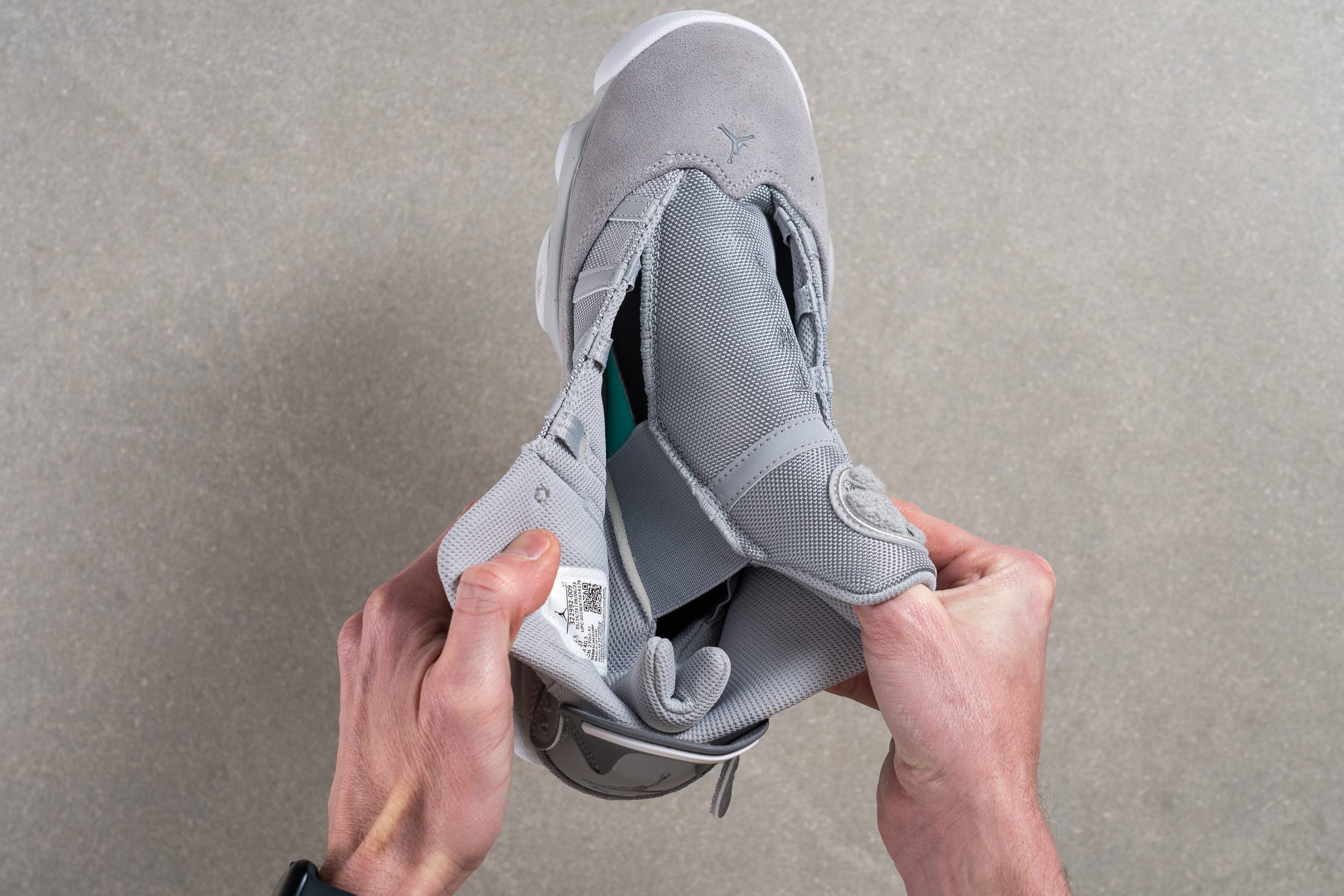 Jordan 6 Rings Lengüeta: tipo de refuerzo