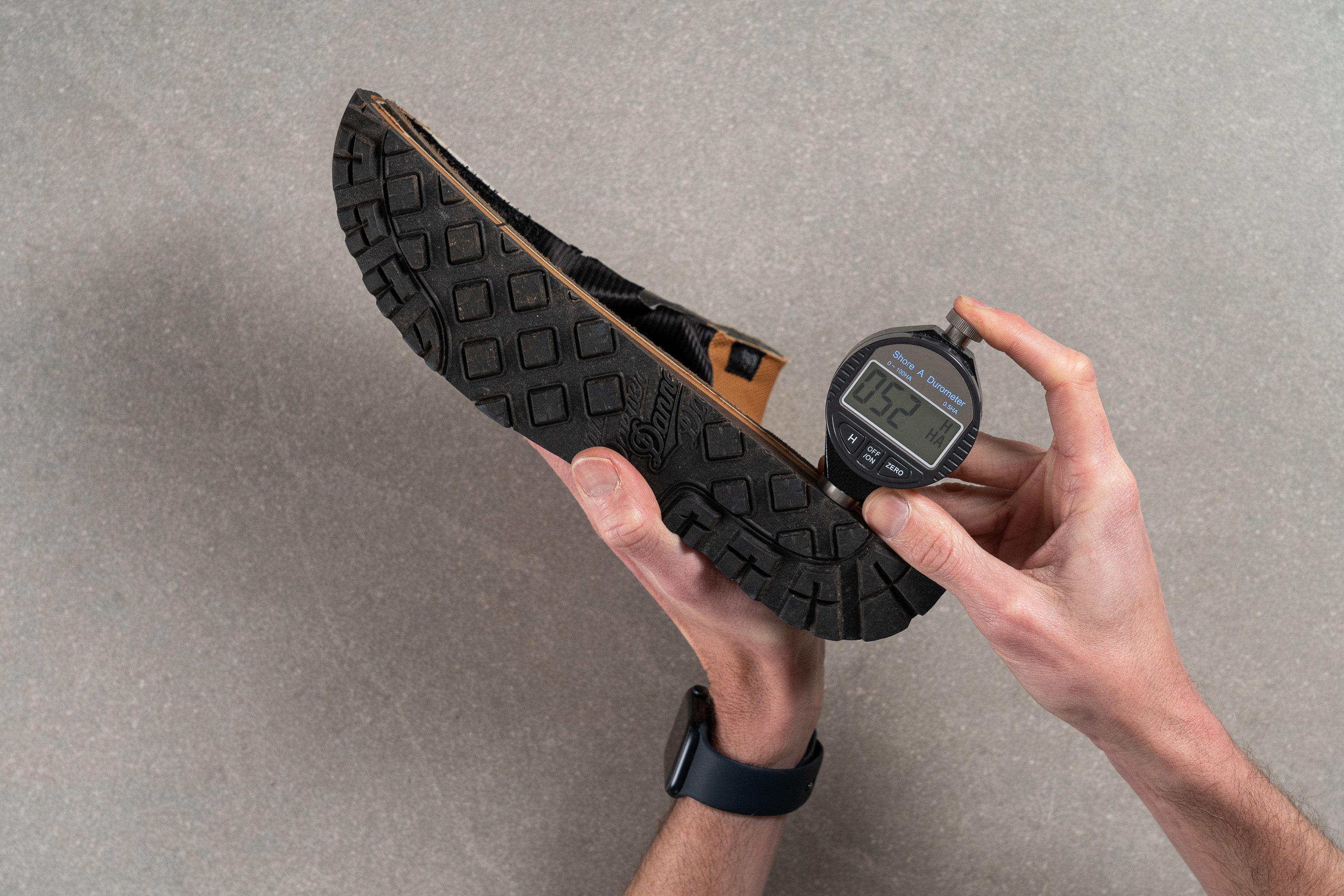 Danner Jag Lateral stability test