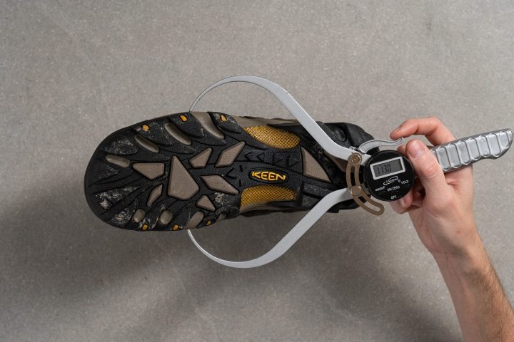 KEEN Voyageur Mid Midsole width in the forefoot