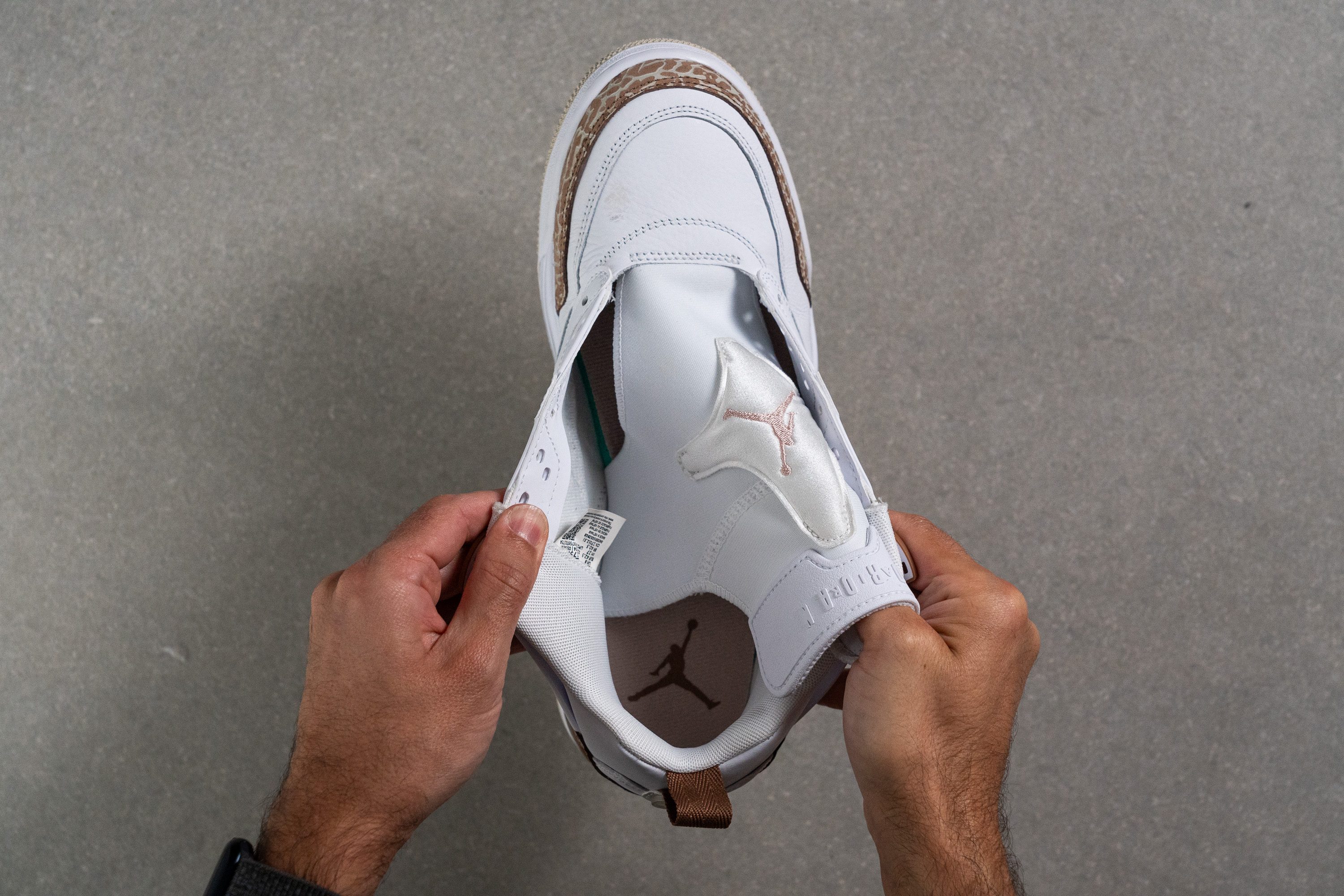 Jordan Spizike Low Lengüeta: tipo de refuerzo-1