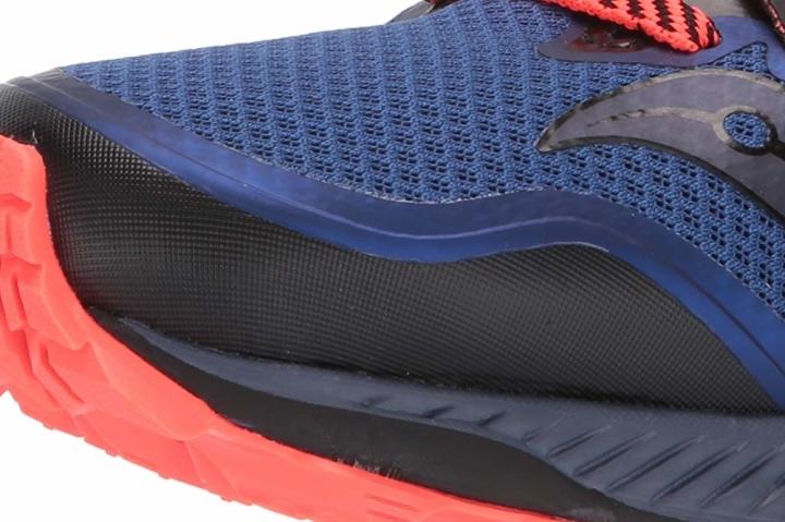 saucony first Peregrine 8 forefoor rubber