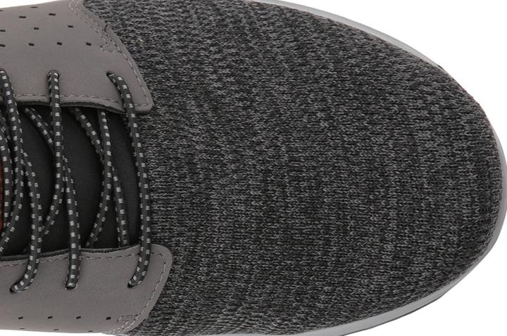 SKECHERS Sneaker bassa blu scuro arancione chiaro nero upper