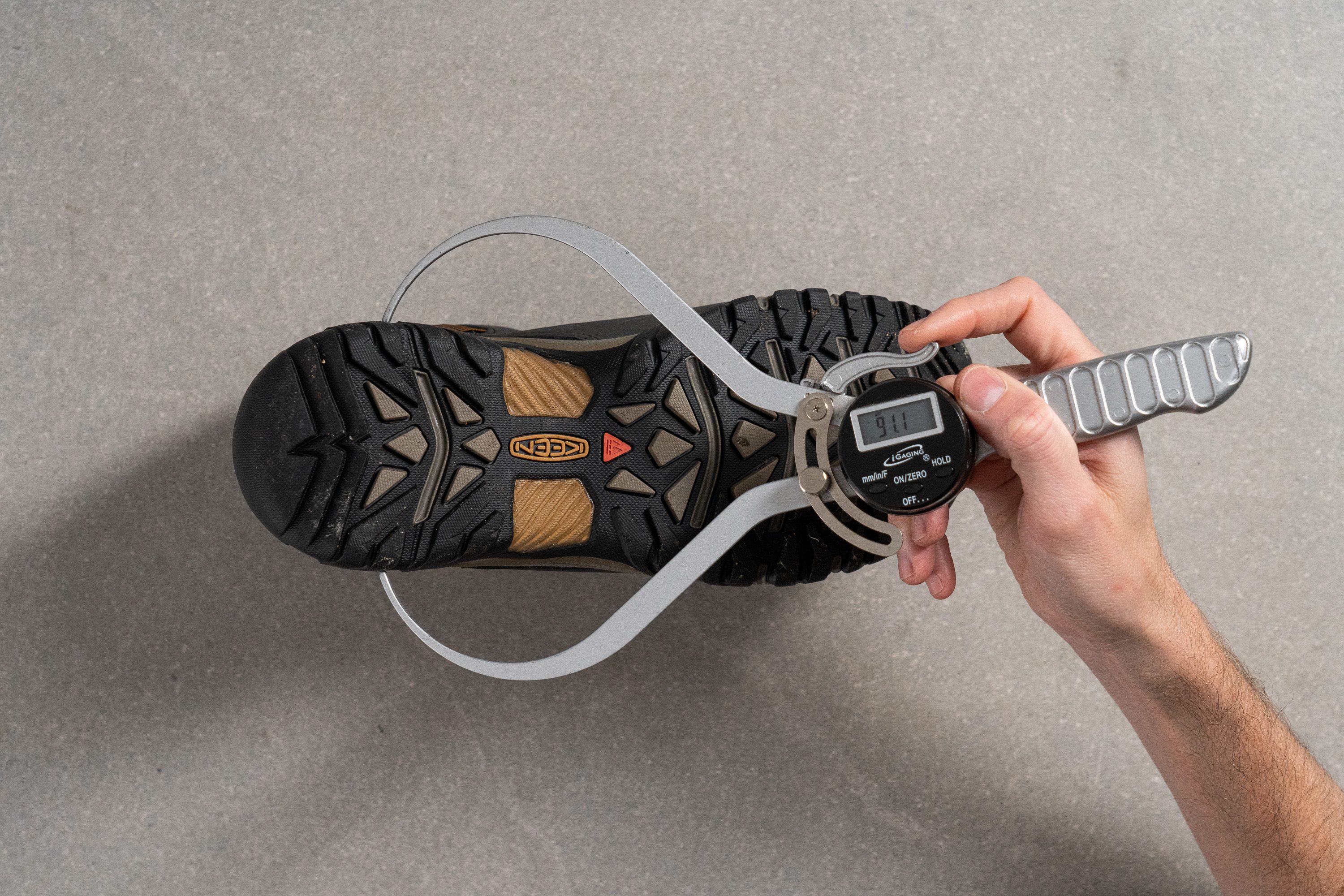 KEEN Targhee III Waterproof Mid Midsole width in the heel