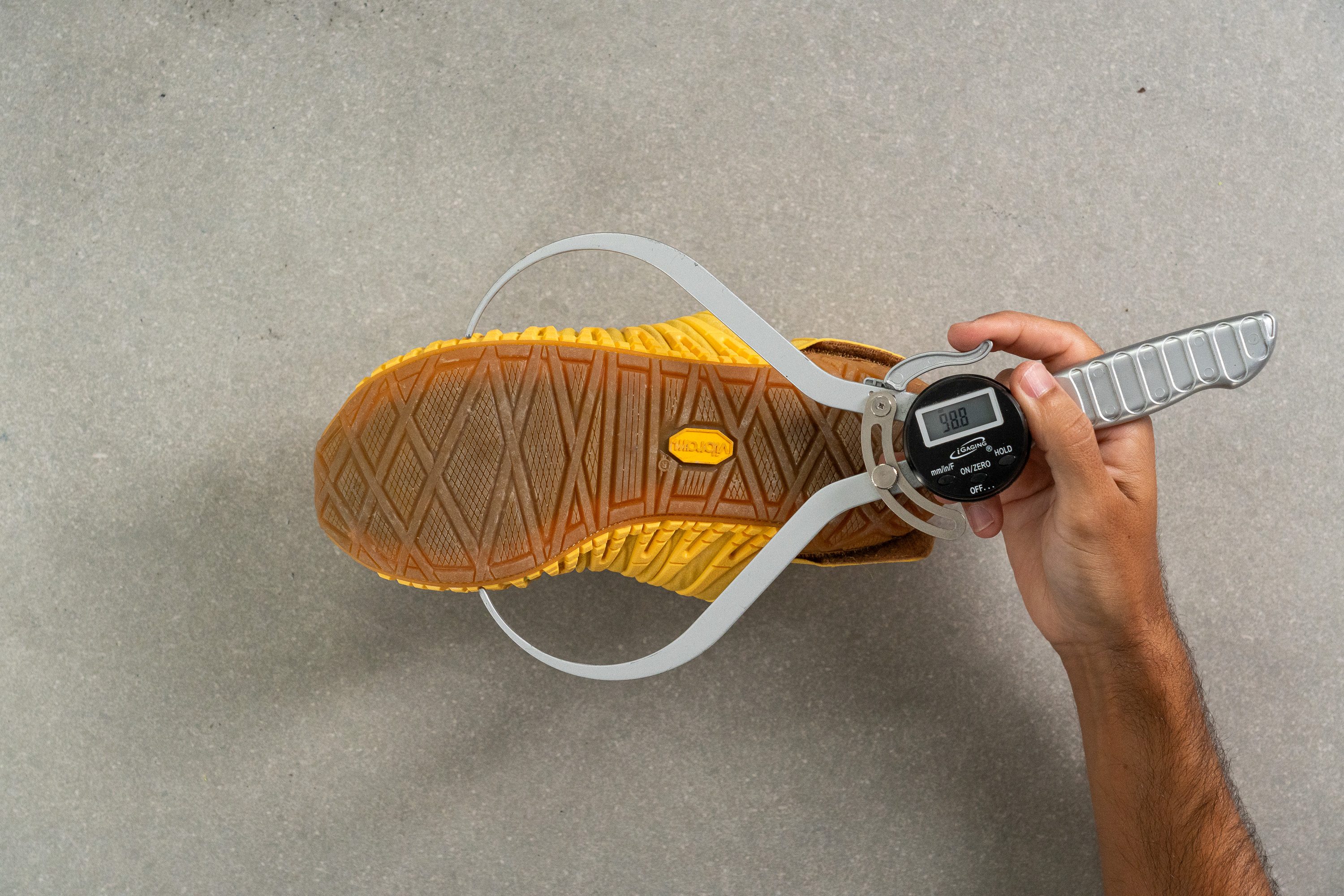 Vibram Furoshiki Midsole width in the forefoot