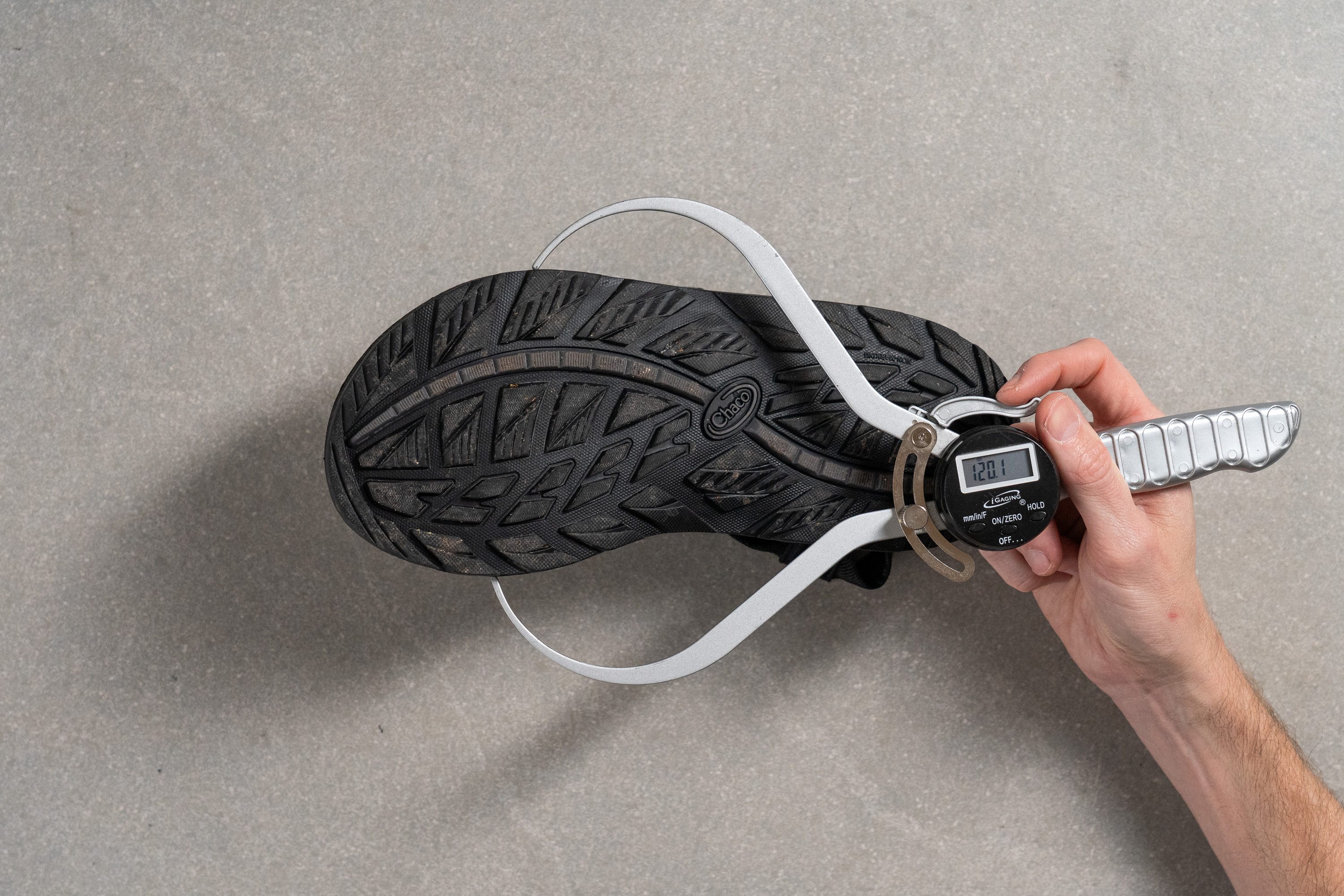 Chaco Z/Cloud Midsole width in the forefoot