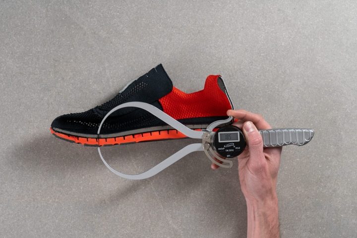Toebox width at the widest part Forefoot stack