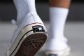 adidas Run Icons Running Tee Womens heel All Star logo