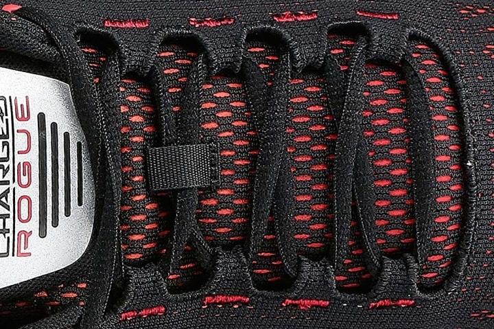 Under Armour Charged Rogue lace-up system