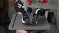 X Reebok instapump Derby Sneakers cut in half