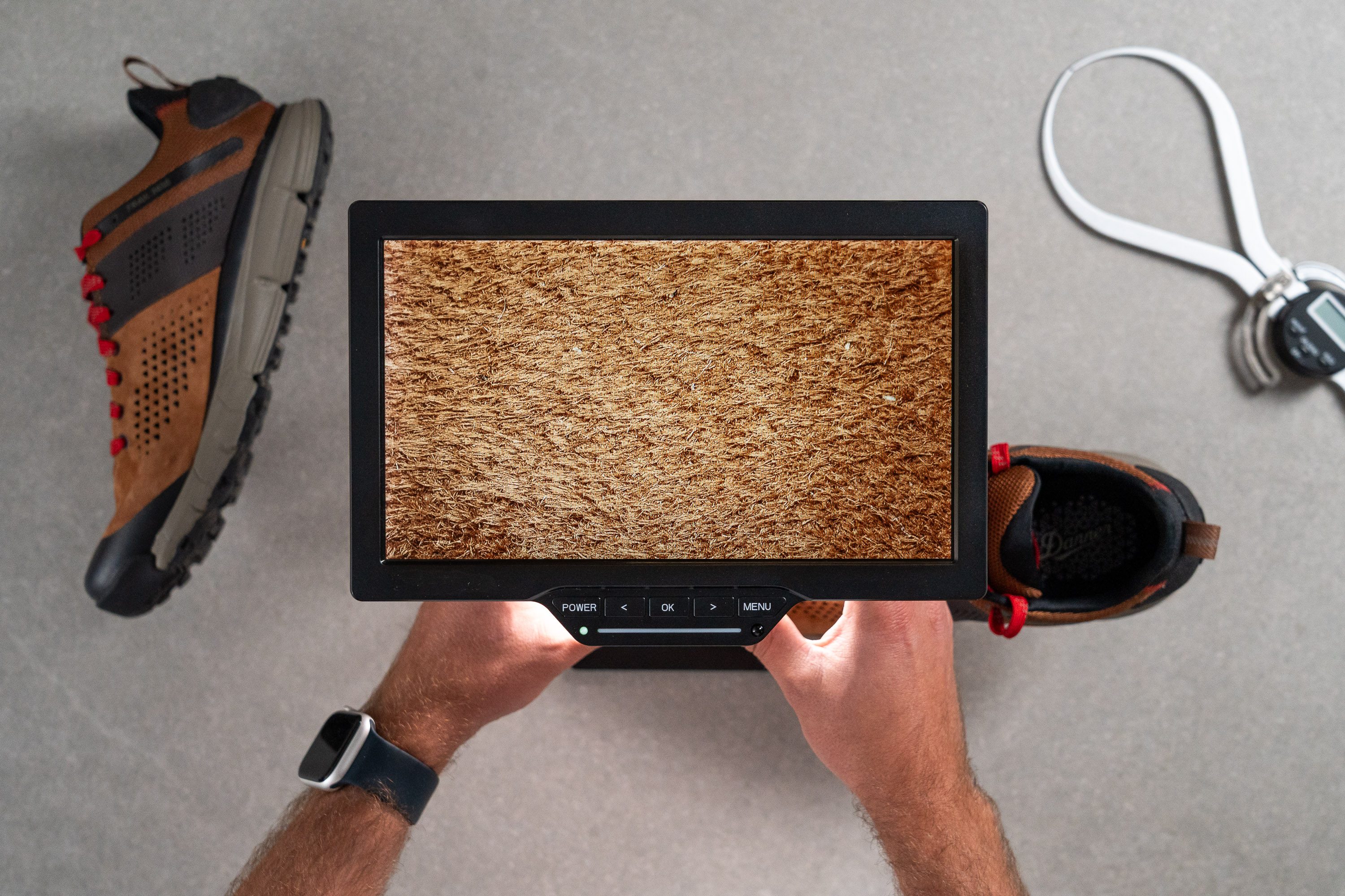 Danner Trail 2650 Breathability Microscope test