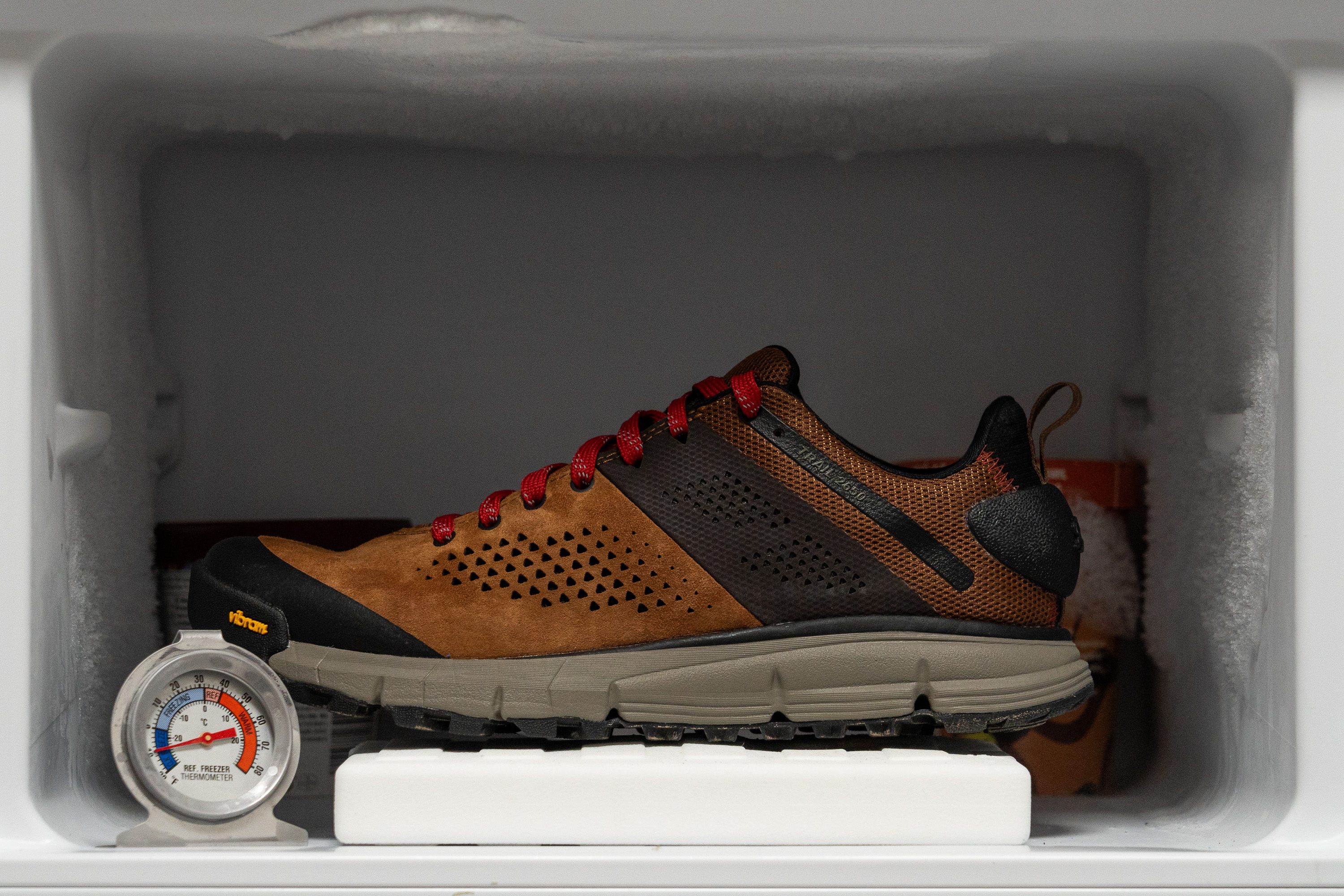Danner Trail 2650 Midsole softness in cold (%)