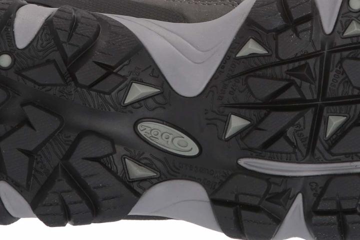 Provides durability and protection on the trails BDry outsole 1