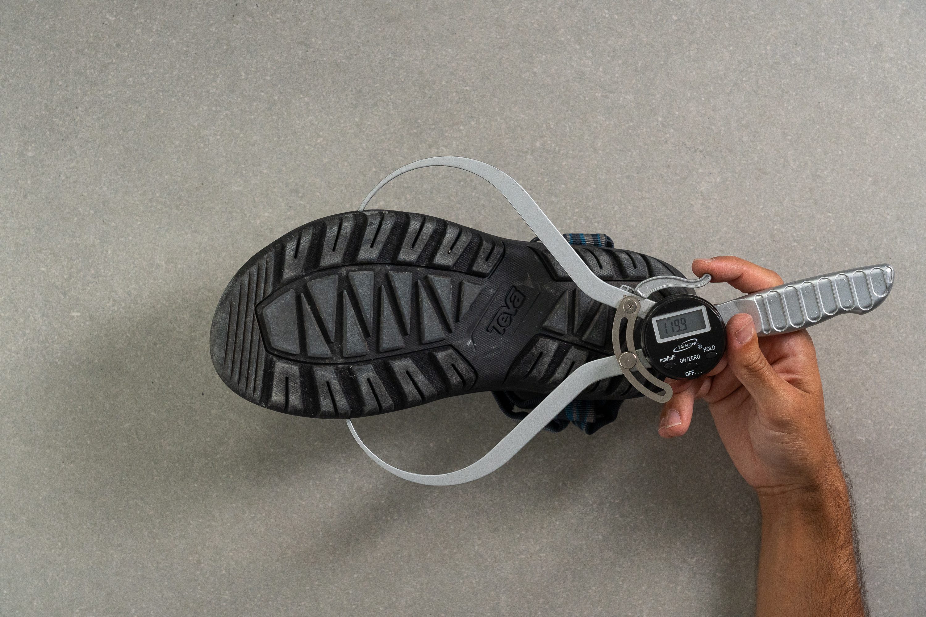 best hiking sandals Midsole width in the forefoot