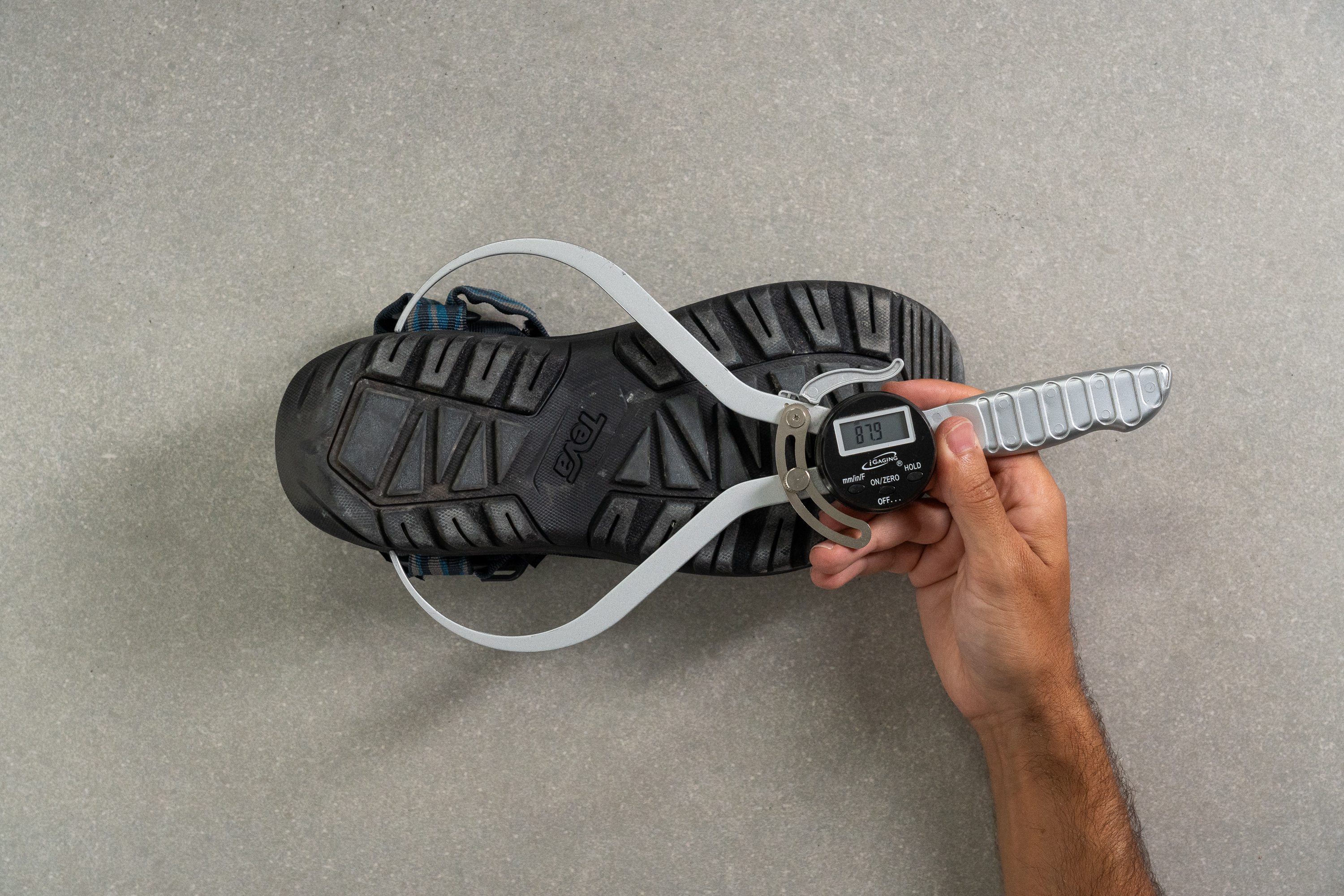 best hiking sandals Midsole width in the heel