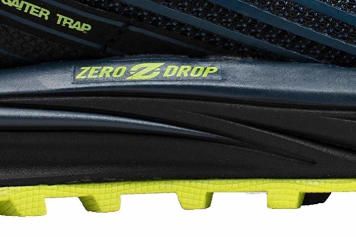 Roomy toe box zero drop