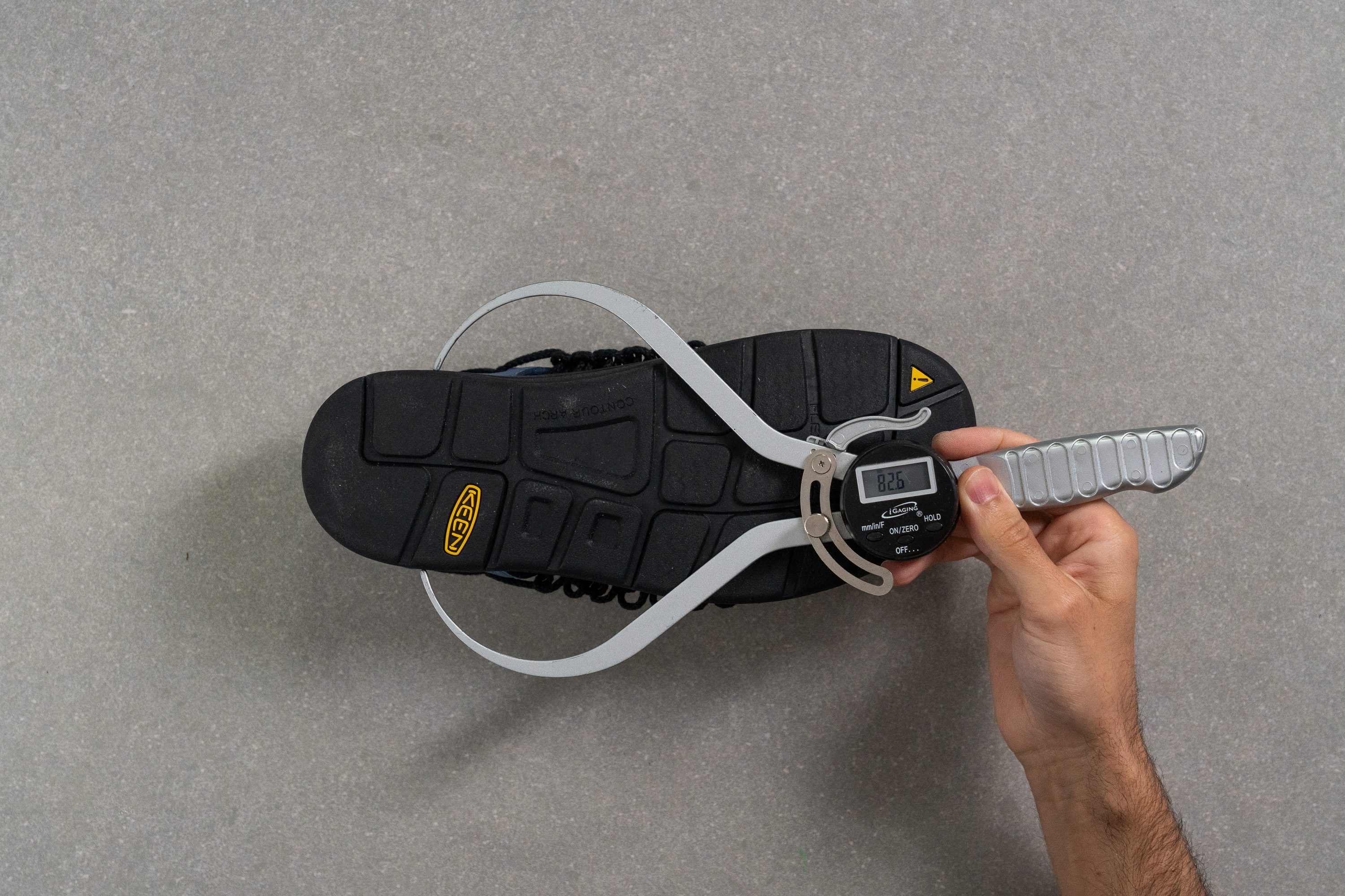 KEEN Uneek Midsole width - heel