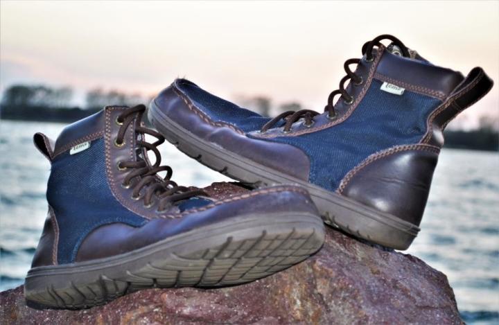 lems boulder boot navy stout