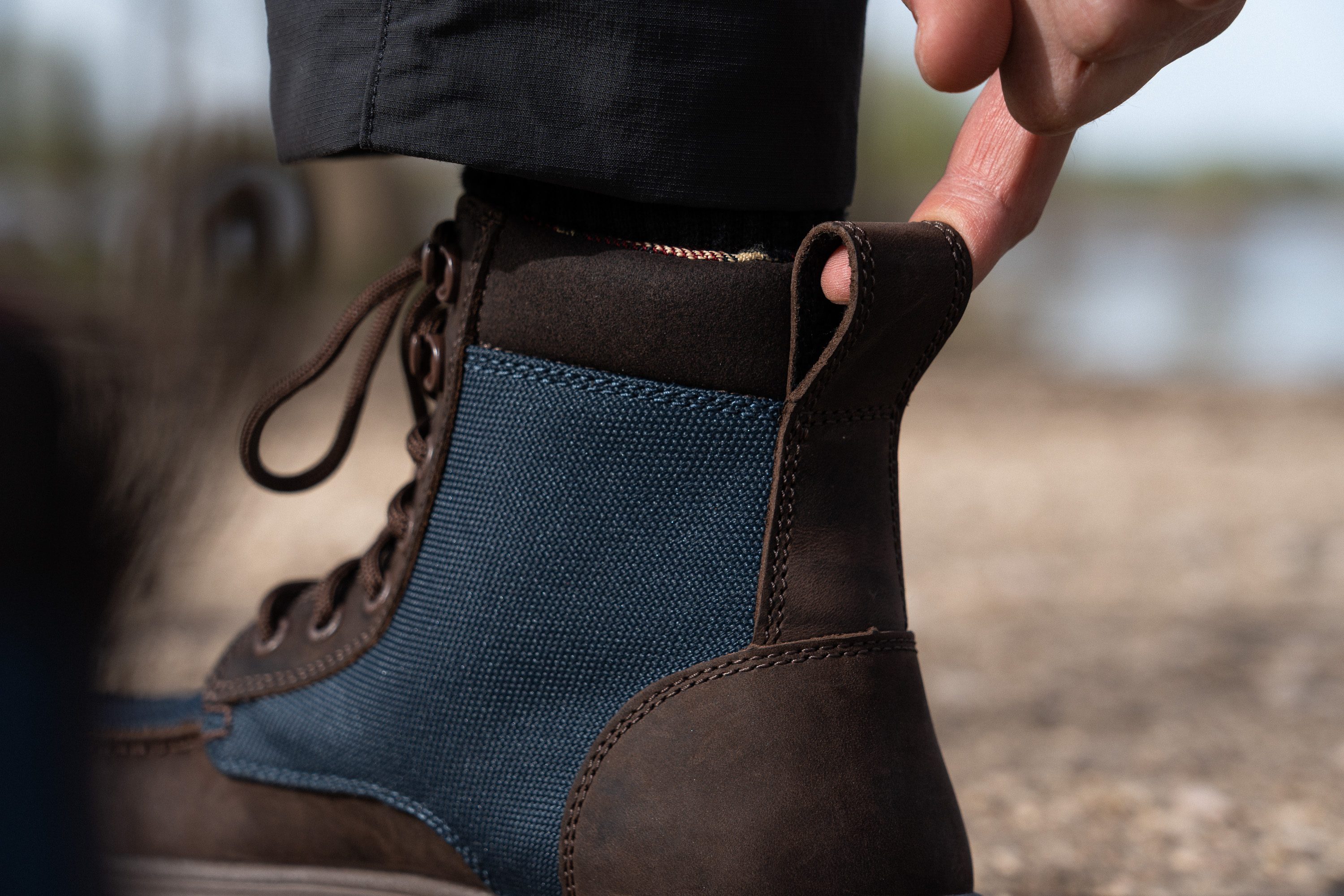 Lems Boulder Boot Heel tab