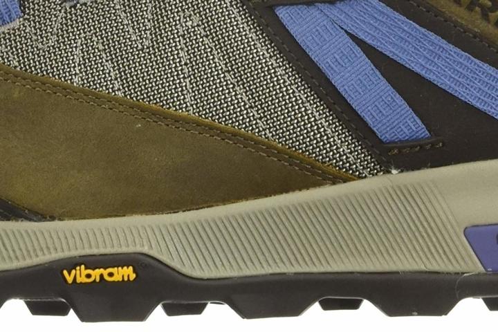 Over-the-ankle hiking shoe midsole