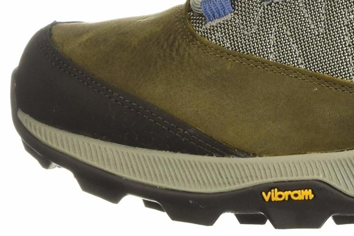 Over-the-ankle hiking shoe upper