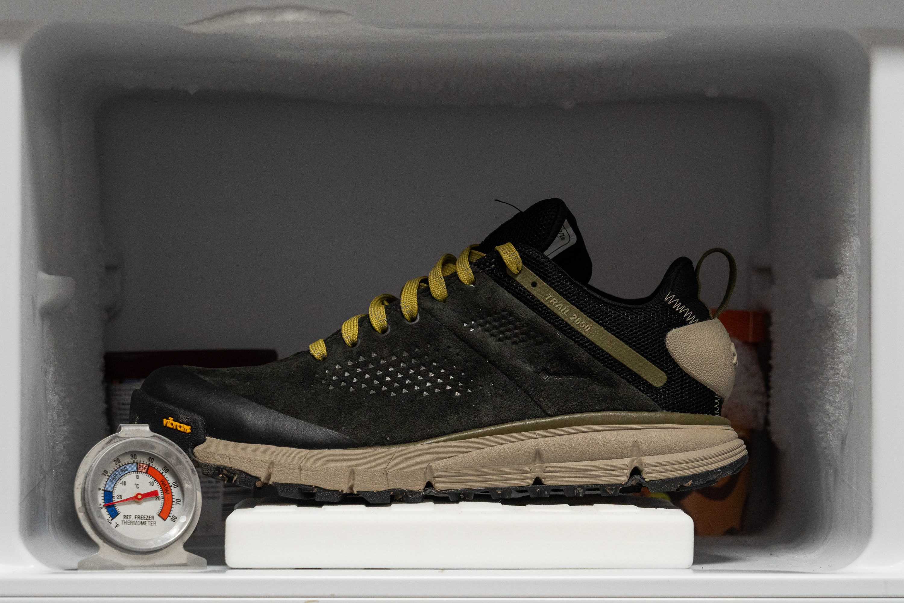 Danner Trail 2650 GTX Midsole softness in cold (%)