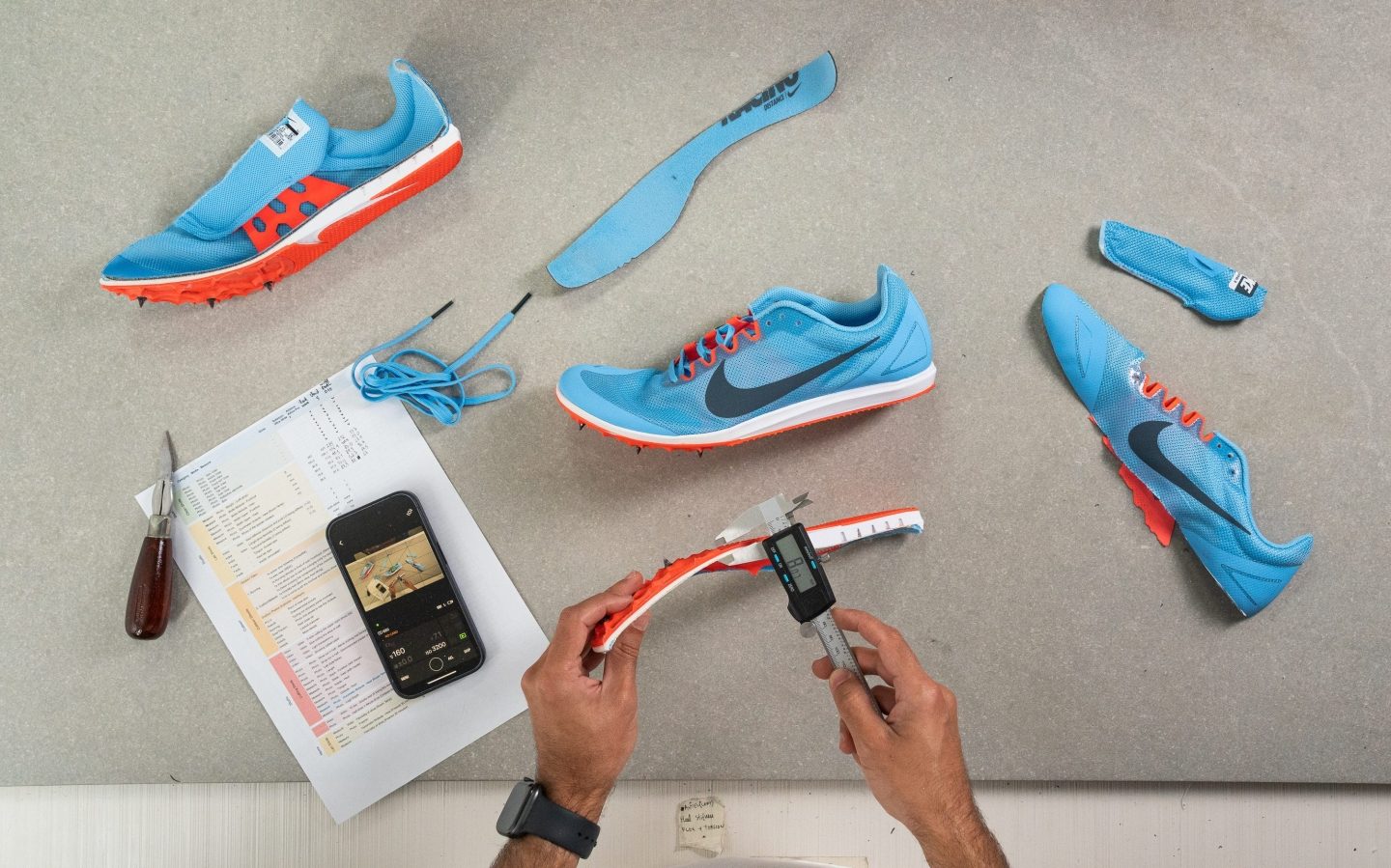 spikes nike zoom rival d 10