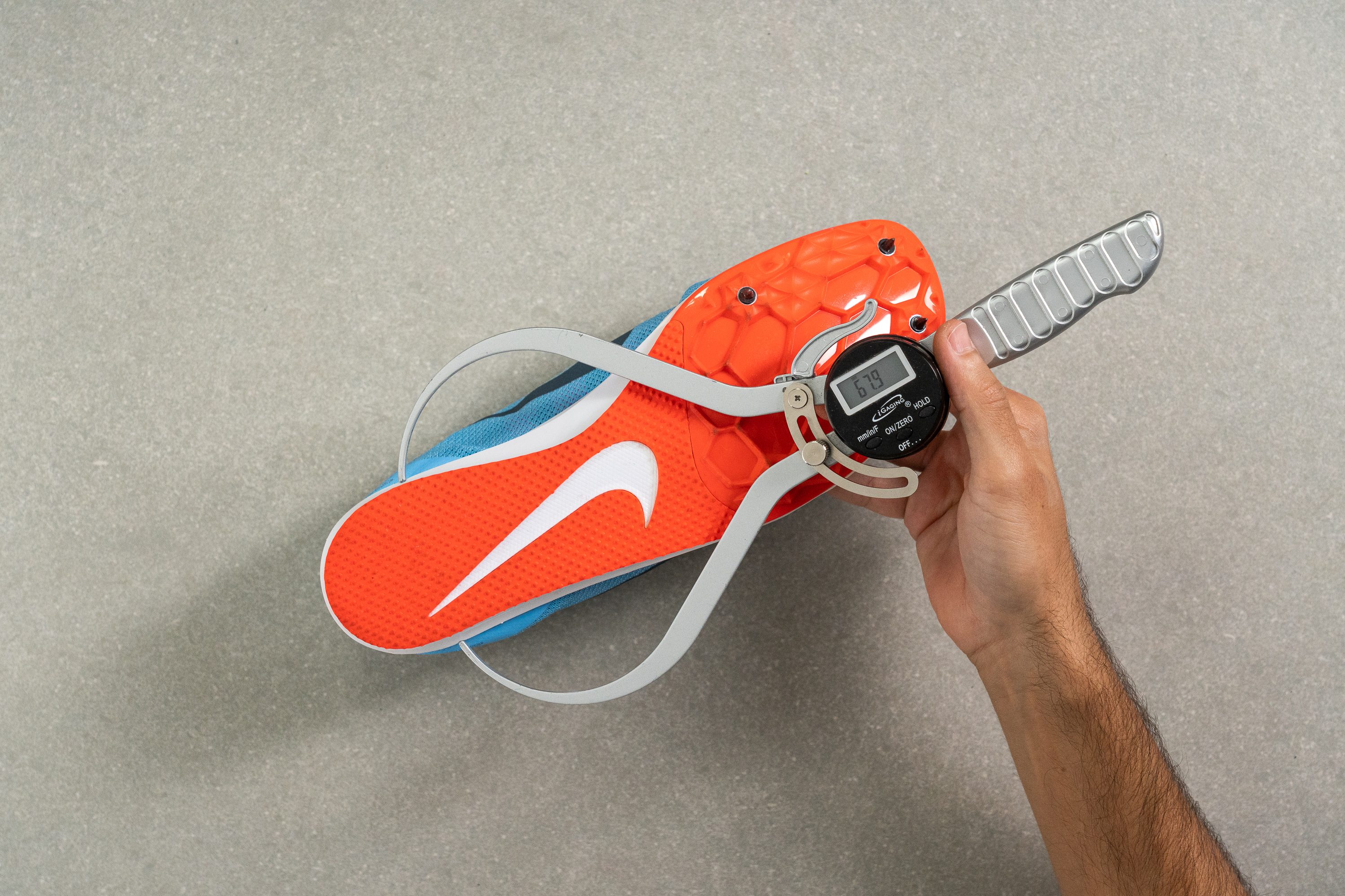 Nike Zoom Rival D 10 Midsole width - heel