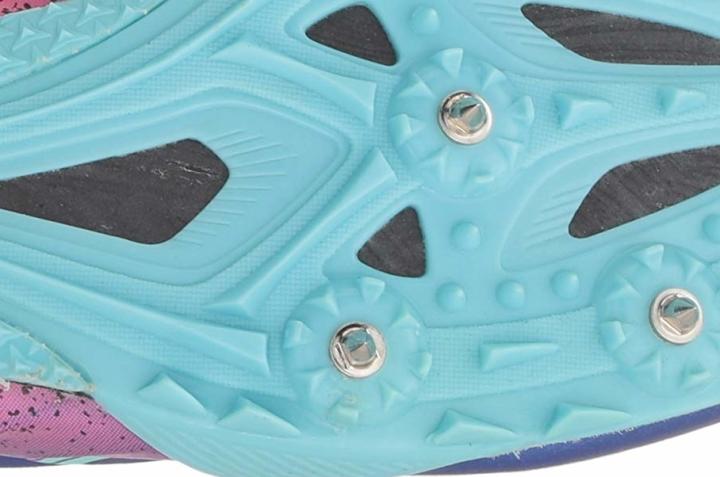 saucony continues Spitfire 5 outsole forefoot