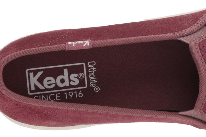 Keds Double Decker Perf Suede collar