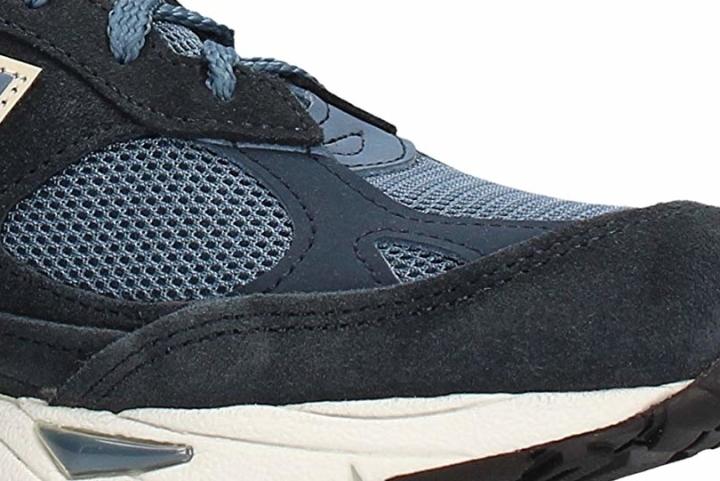 New Balance 991 breathable mesh upper