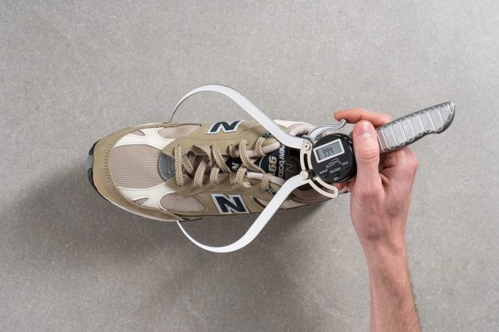 New Balance 991 v1 Toebox width at the widest part