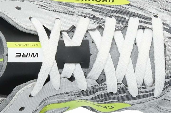 Brooks Wire v6 lace-up fastening system