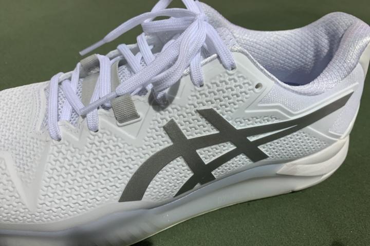 Asics Gel Resolution 8 Men's Tennis Shoe (White/Silver