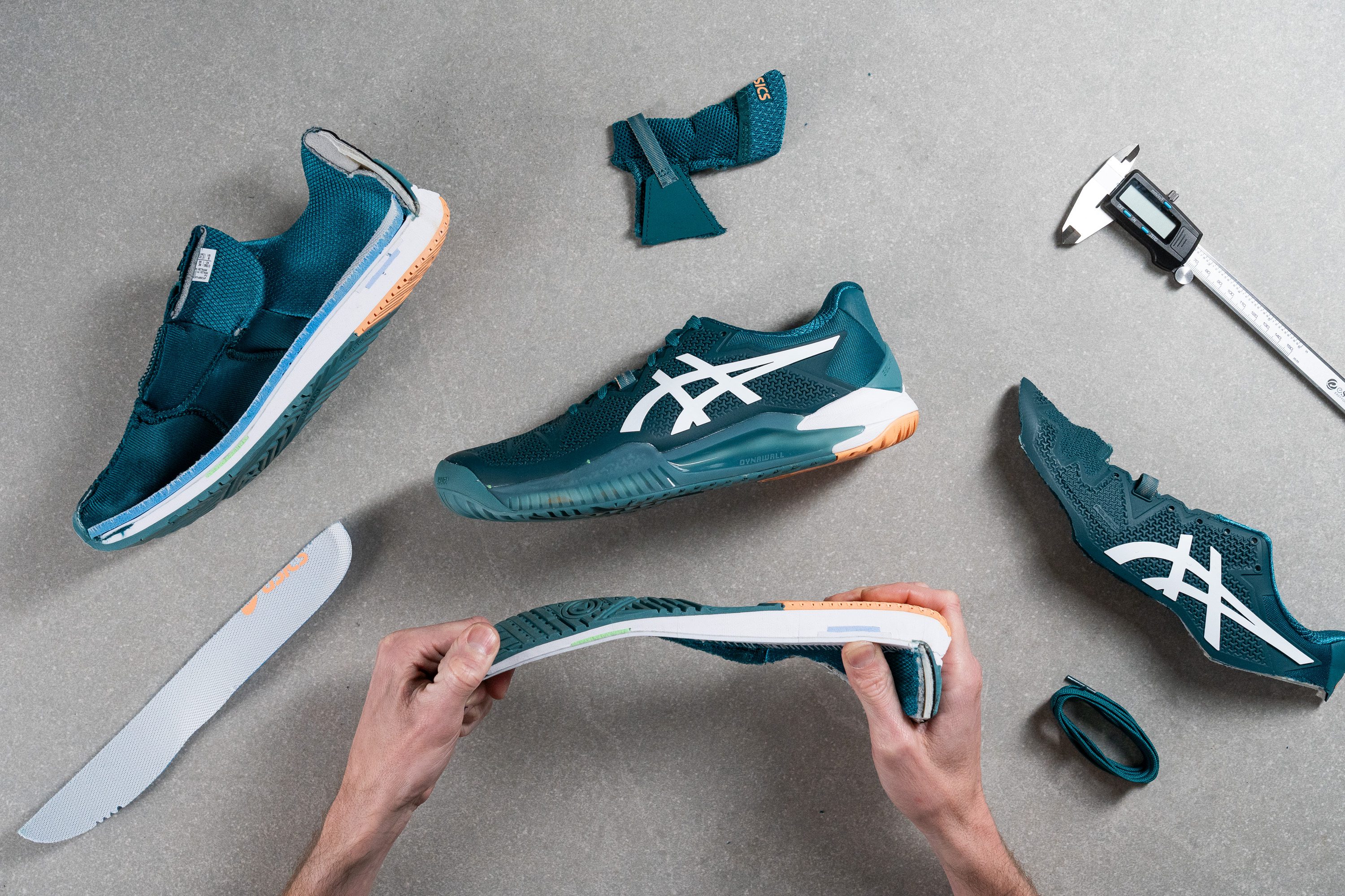 ASICS Gel Resolution 8 lab test