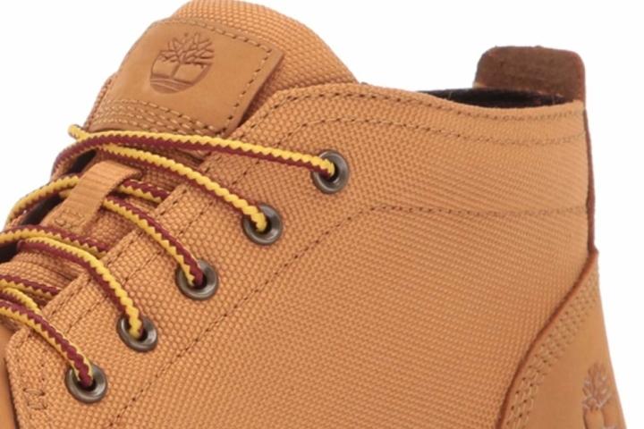 timberland hiking Davis Square Mixed-Media Chukka collar