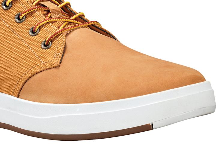 timberland hiking Davis Square Mixed-Media Chukka side toebox