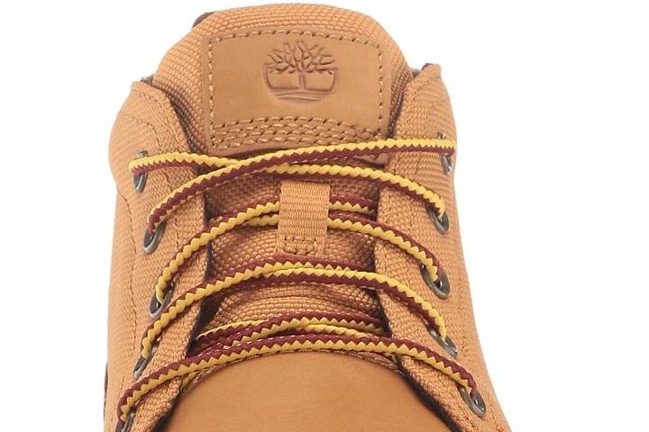 timberland hiking Davis Square Mixed-Media Chukka tongue