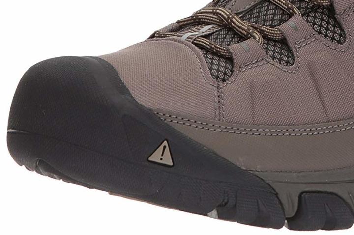 KEEN Targhee Exp WP offers enhanced grip on rocky surfaces upper 2