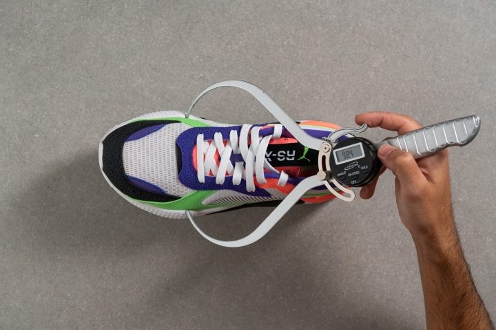 PUMA RS-X Toebox width at the widest part