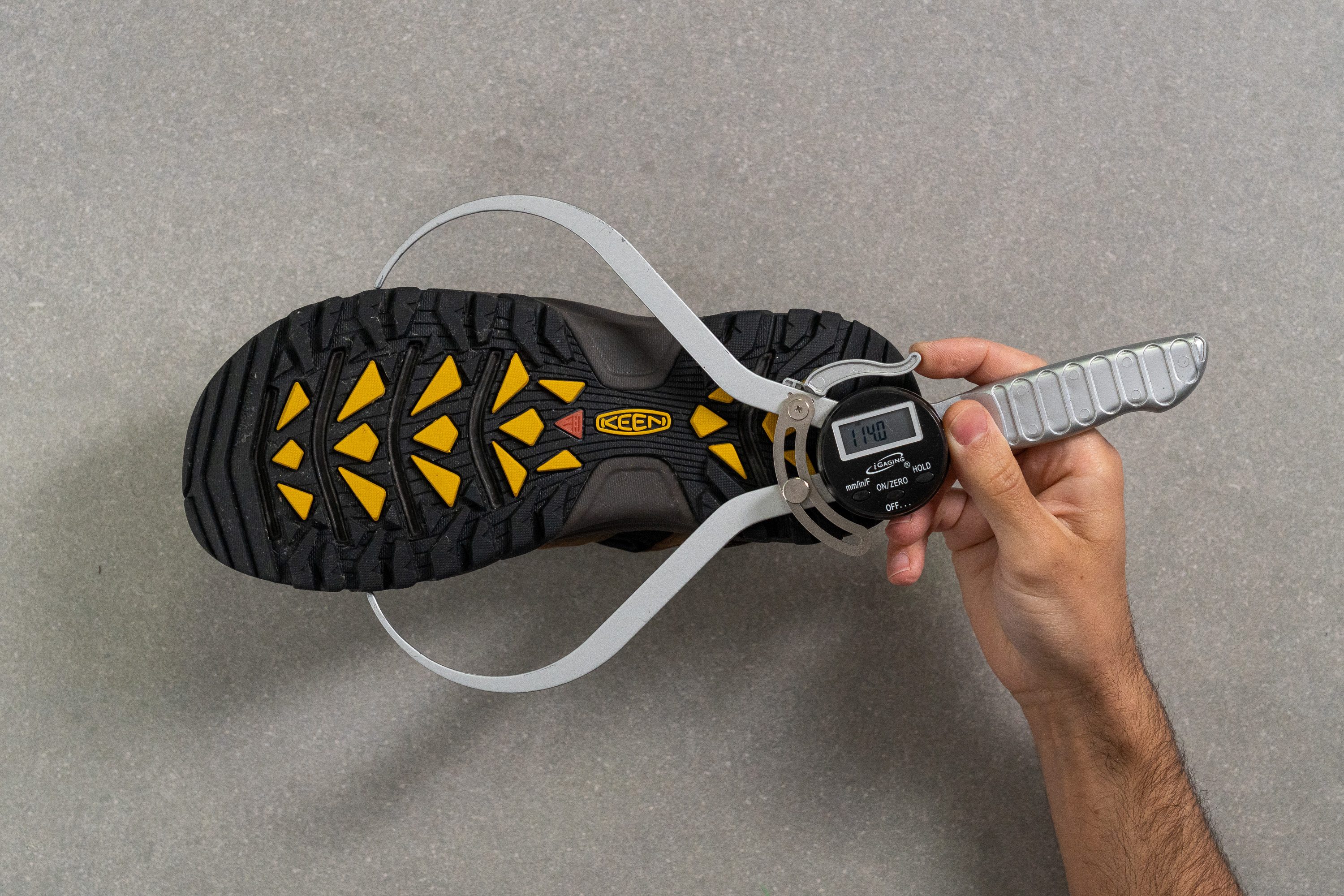 KEEN Targhee III Sandal Midsole width - forefoot