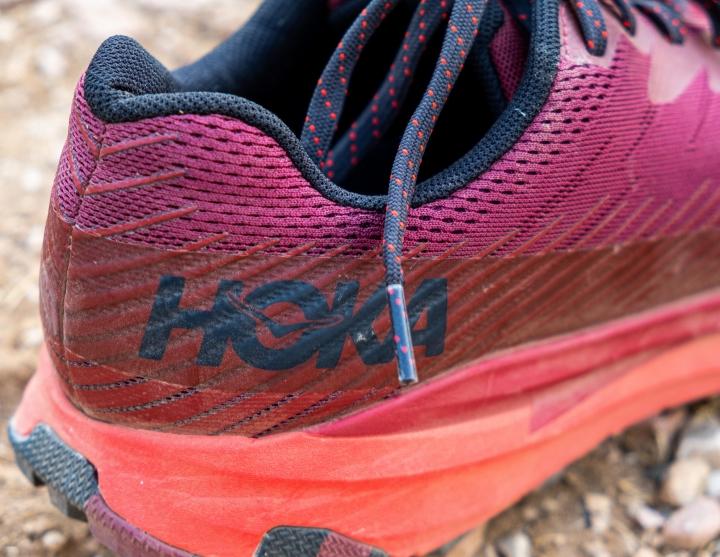 Zapatillas Hoka Speedgoat 5 Coral Azul Rosa Trail Running para