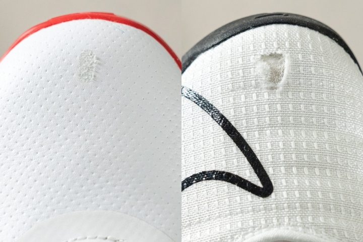 Reebok Legacy Lifter II vs Nike Romaleos 4 toebox zapatillas comparison