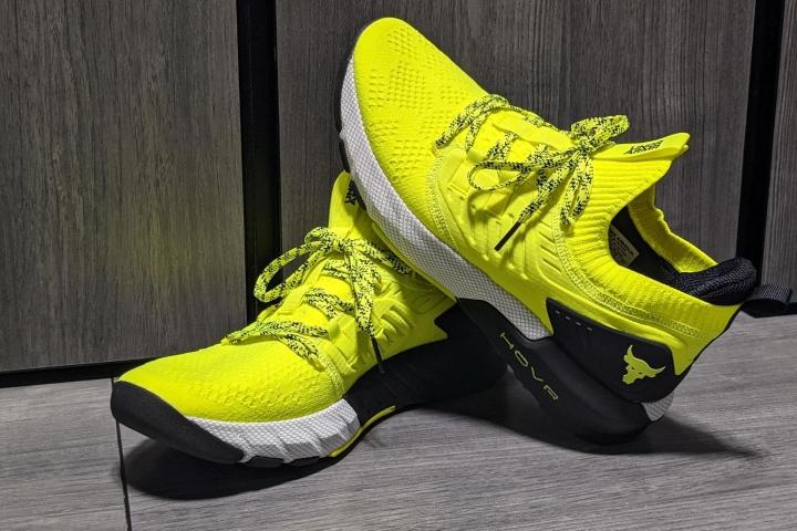 Under Armour Project Rock 3 High Vis Yellow Black