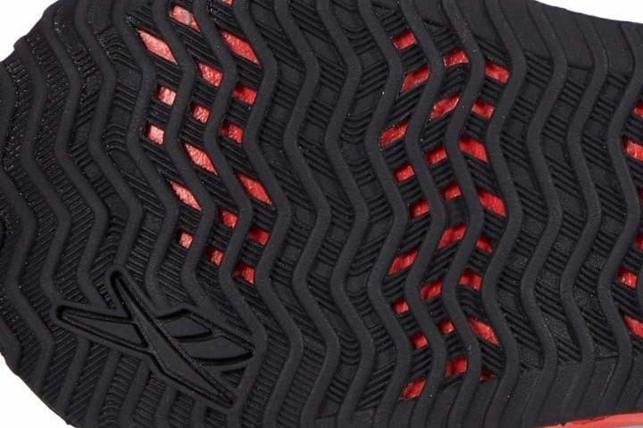 Reebok Zig Dynamica rubber outsole