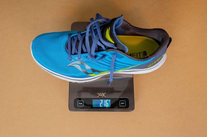 Weight of Saucony Kinvara 12