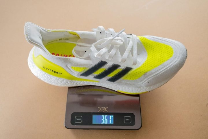 Weight of Adidas Ultraboost 21