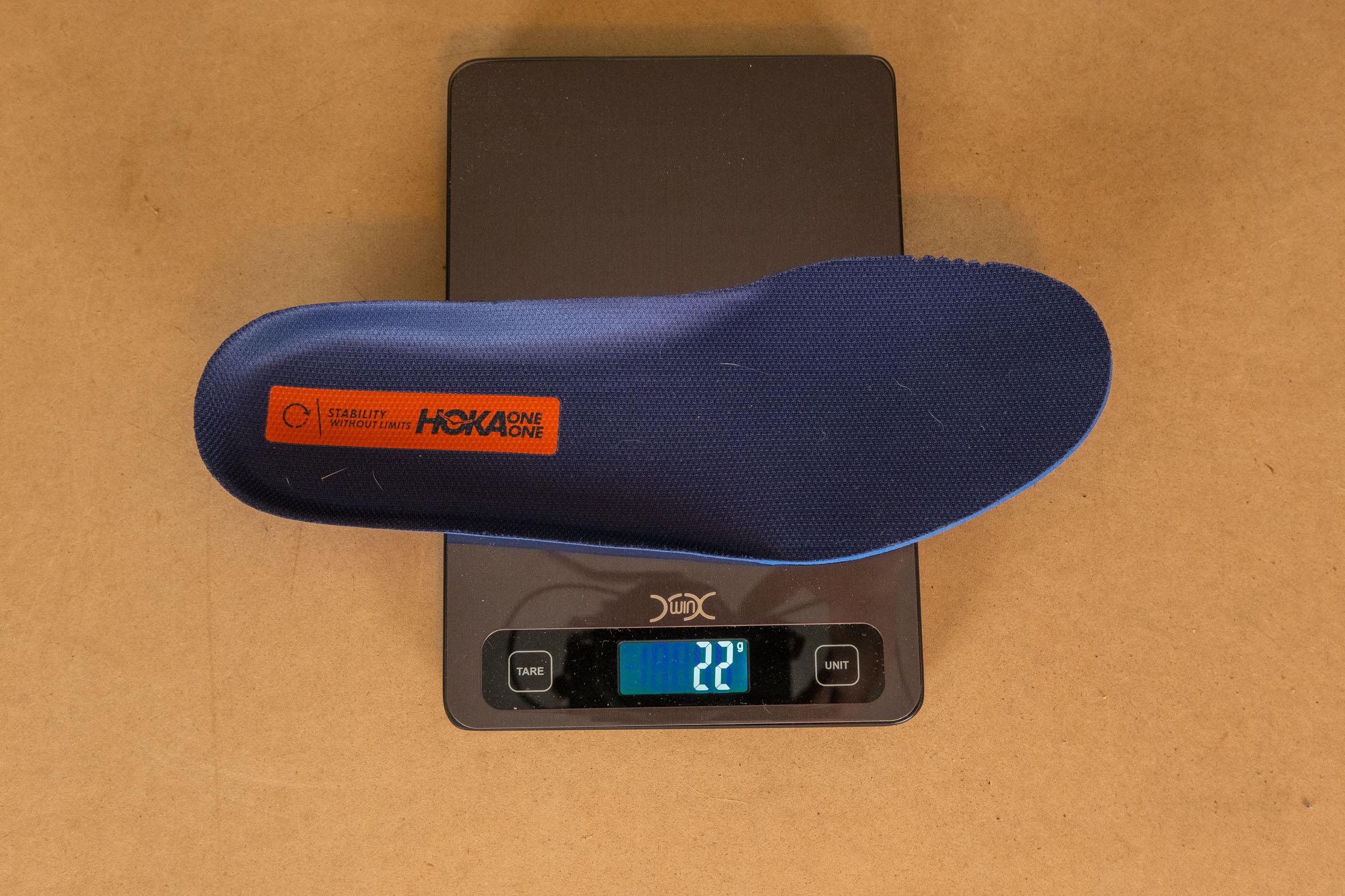 Insole in the Hoka Arahi 5