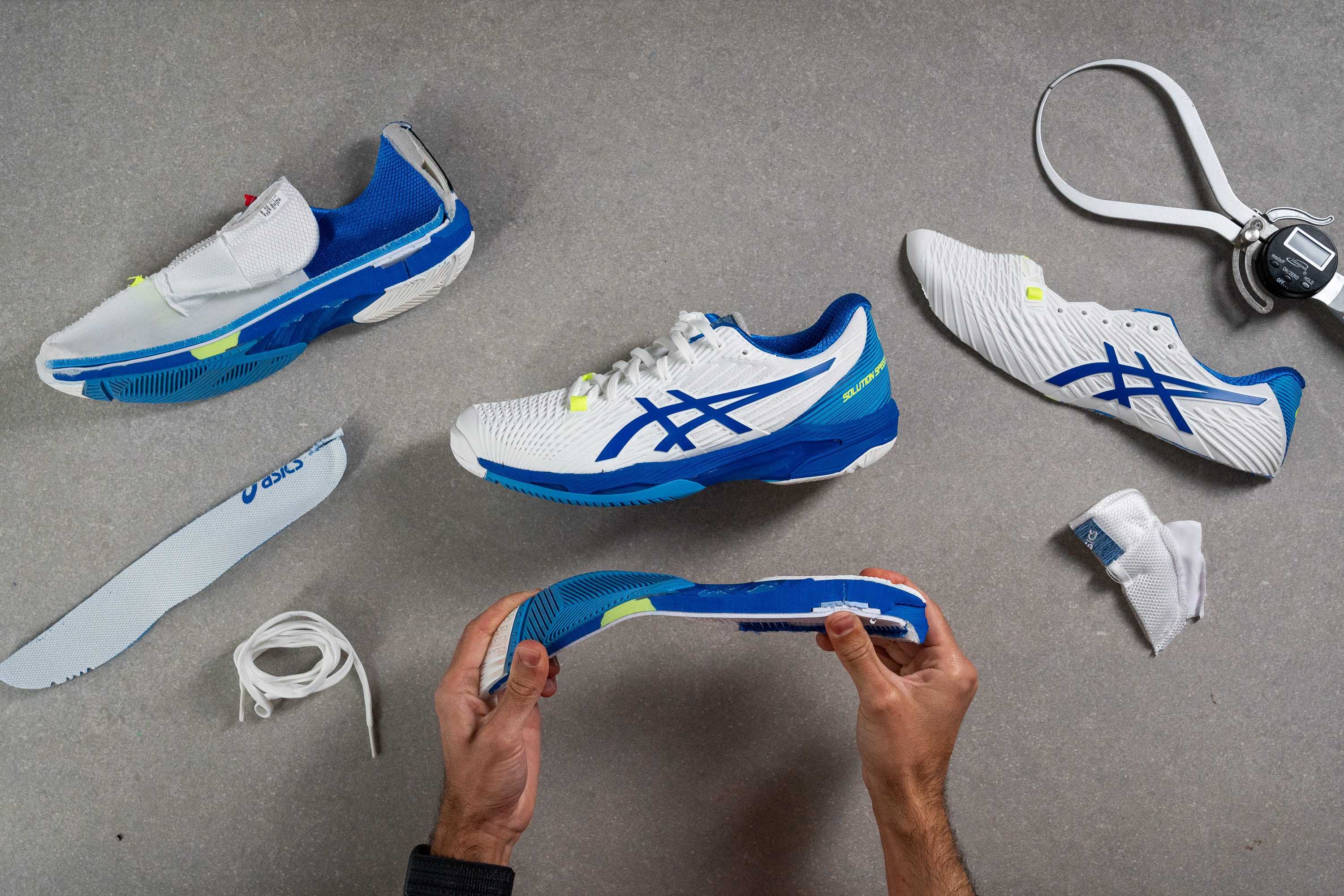 ASICS Solution Speed FF 2 lab test